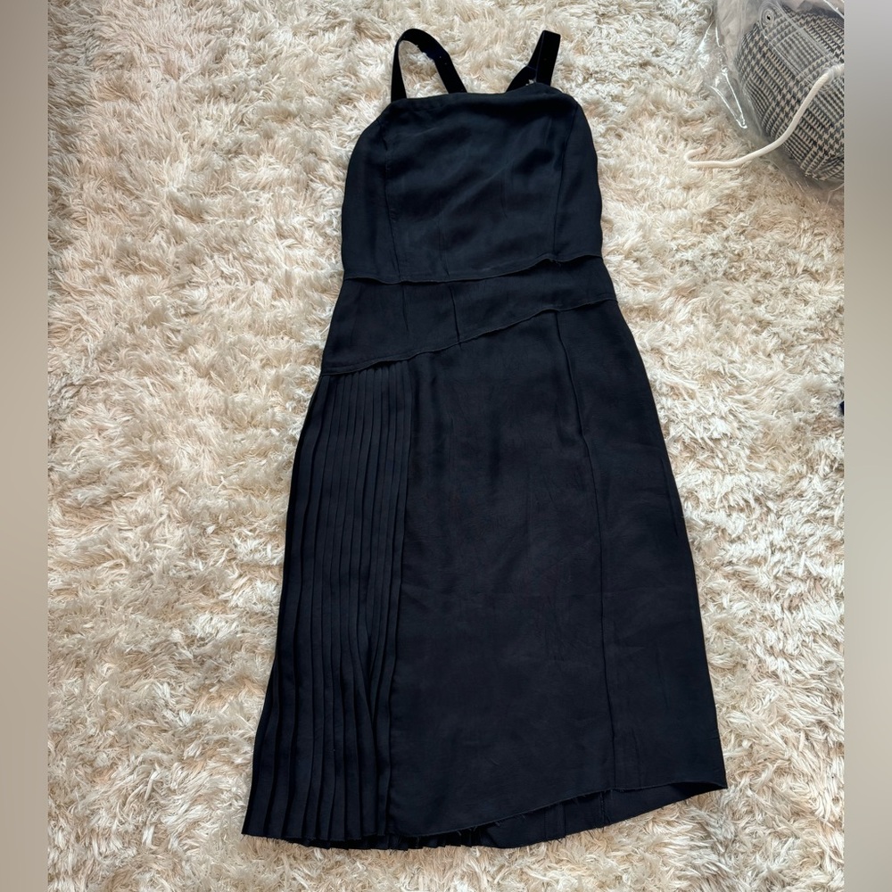 Vintage Prada Black Mini Dress size 40